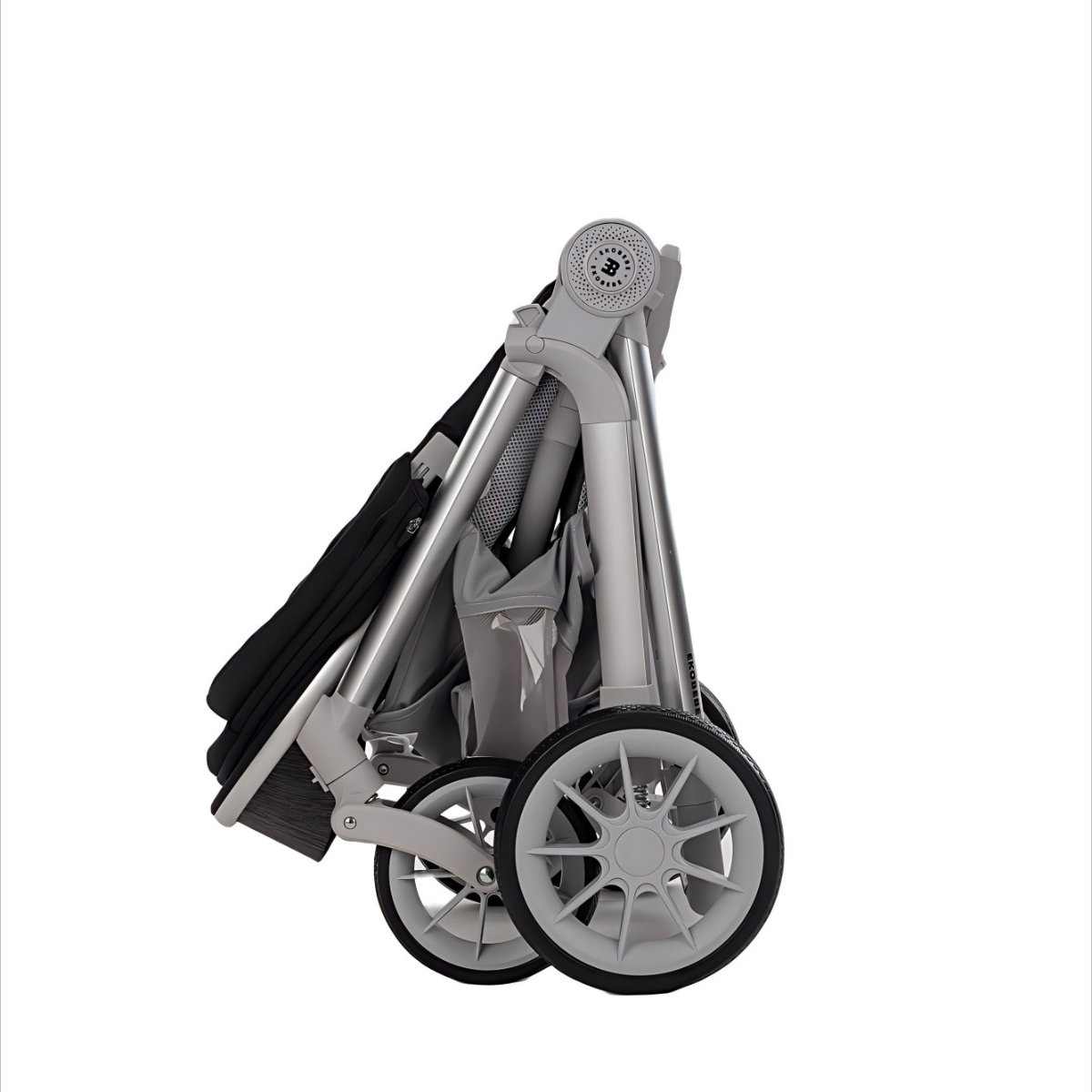 Lightweight 3-in-1 Baby Pram with Carrycot 3