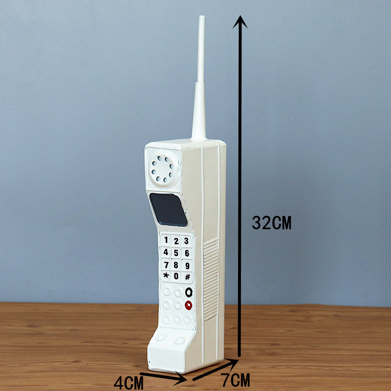 Bar Retro Vintage Telephone Model Home Decoration Crafts