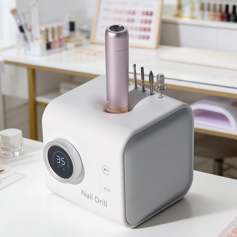 Professional Manicure Nail Drill Machine 35000rpm Salon Portable