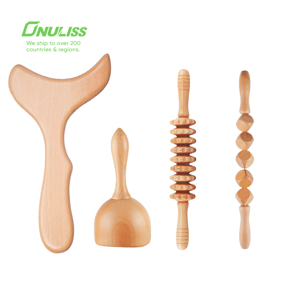 Wooden Double Roller Back Massager 3