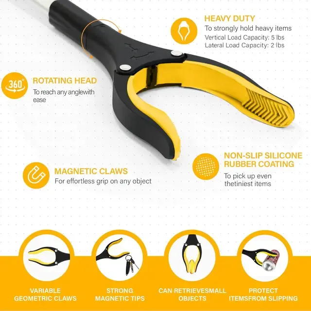 Foldable Magnetic Reaching Grabber 2