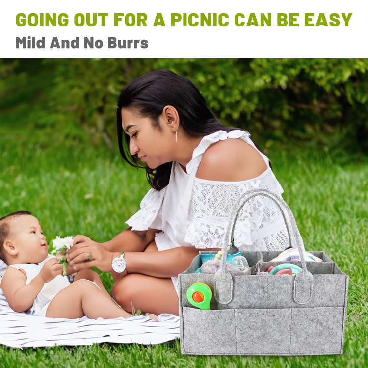 Foldable Baby Diaper Caddy Organizer Tote 3