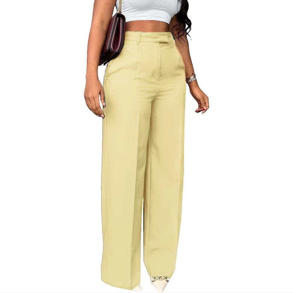 Women's High Waist Baggy Summer Pants 4