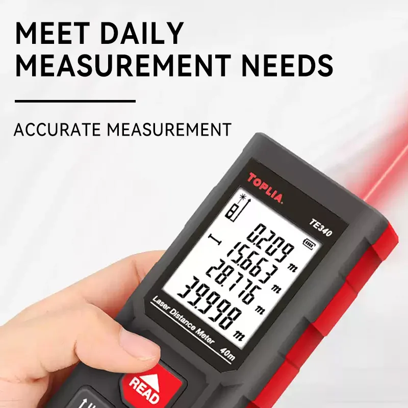 Laser Distance Meter, 40 m Digital Tape 2