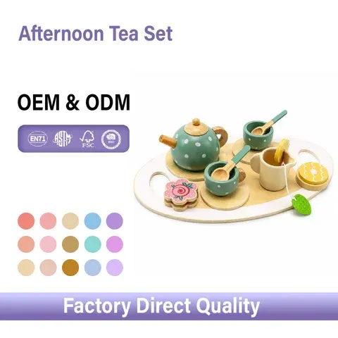 Wooden Kids Afternoon Tea Set