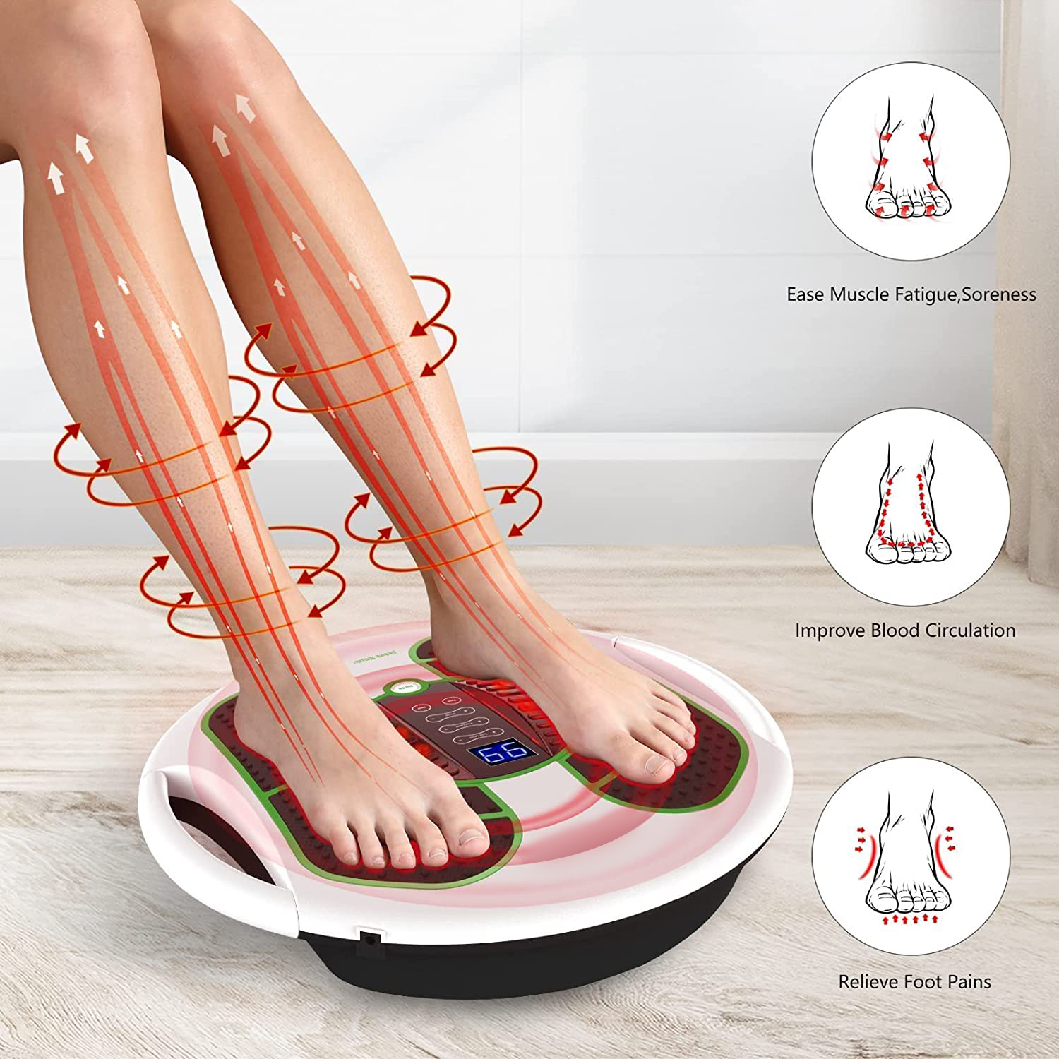 Electric Foot Massager with Heat 4