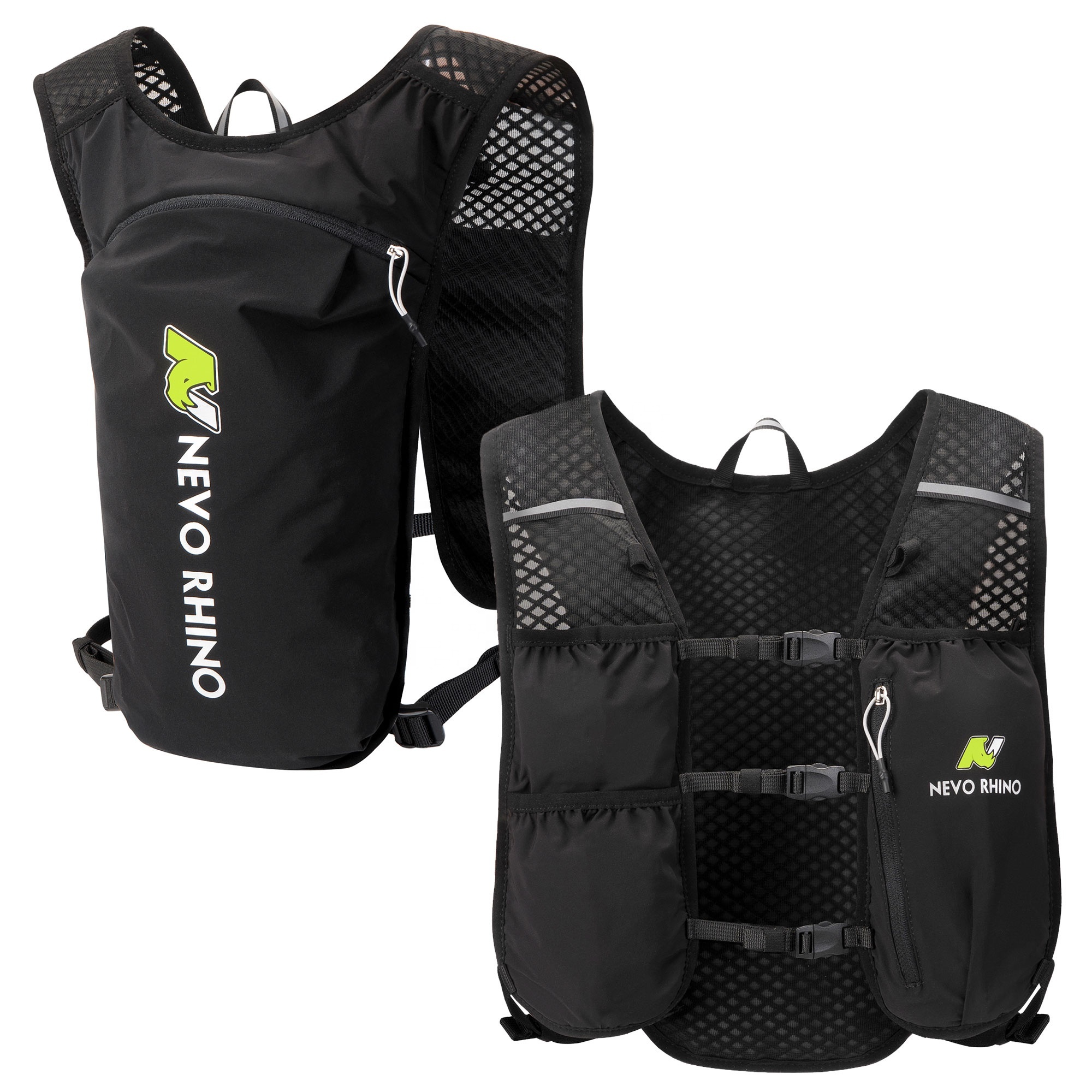 Reflective Cycling Hydration Backpack with Phone Holder