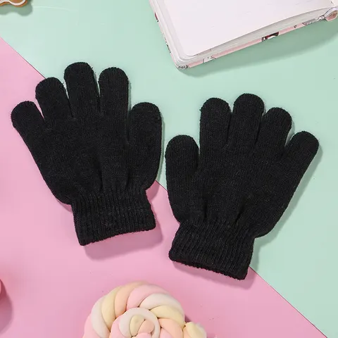 Cold And Warm Acrylic Children's Cycling Gloves