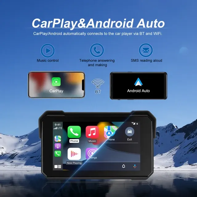 Motorcycle Display CarPlay 3