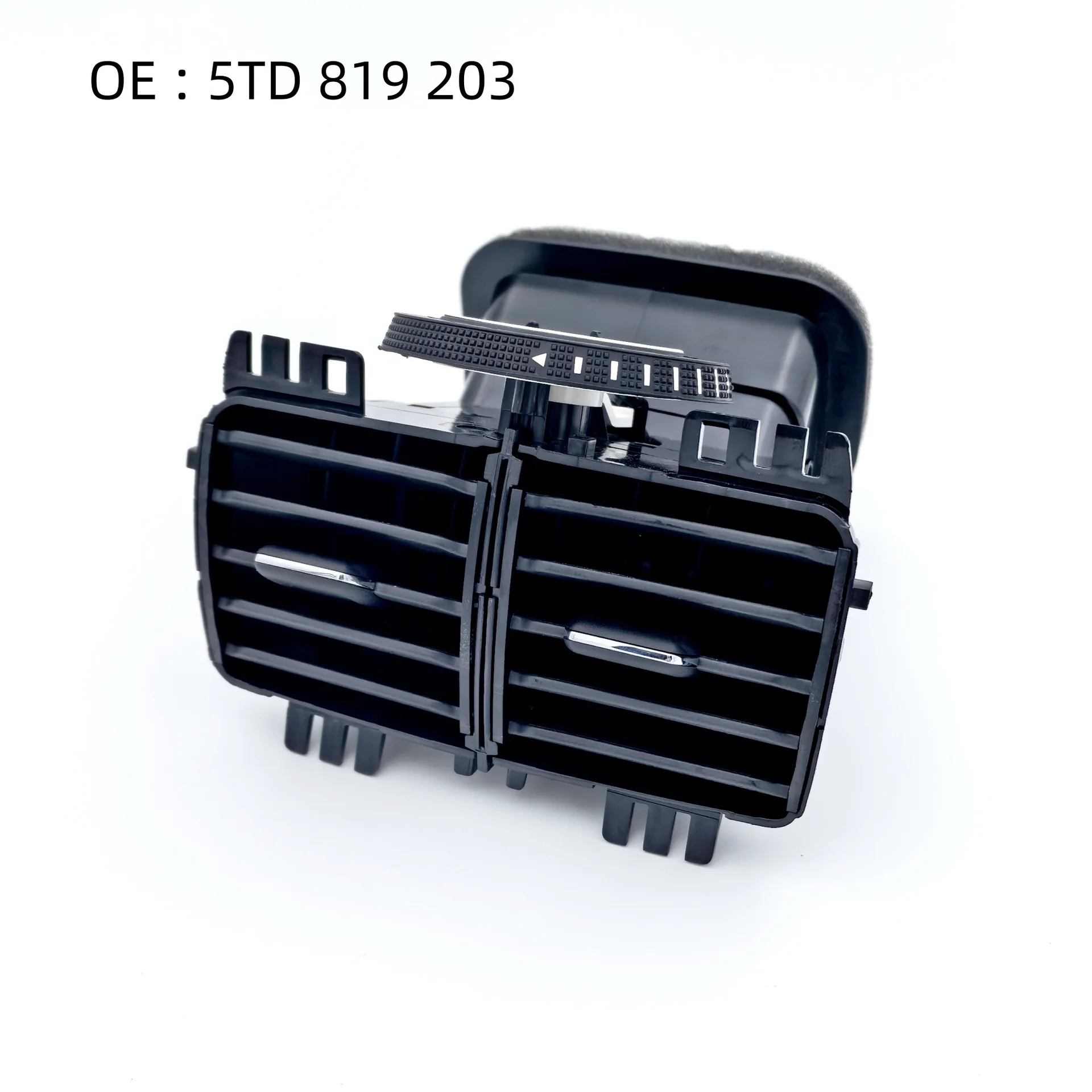 5TD819203 Hintere Armlehnenbox AC-Lüftungsgitter Auslass Klimaanlage Lüftungsöffnungen für 2