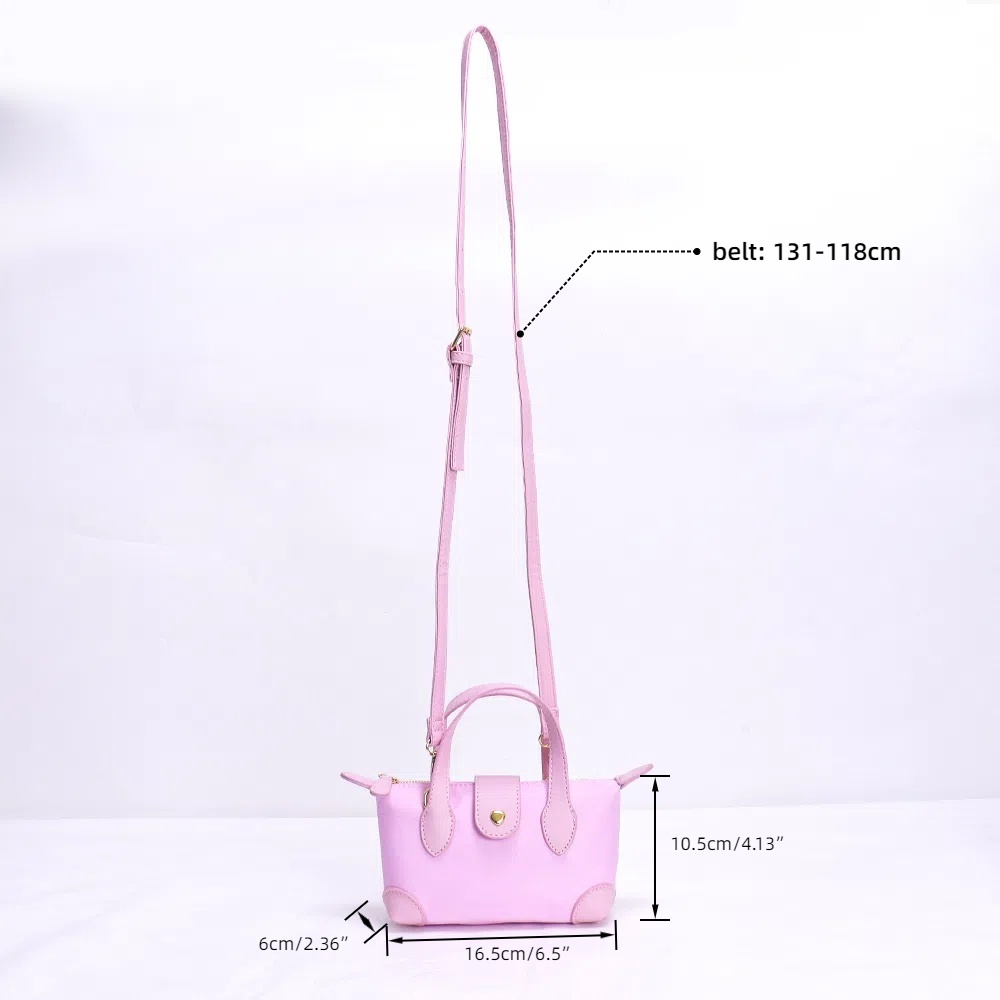 Waterproof Nylon Crossbody Bag with Mini Tote Design 4