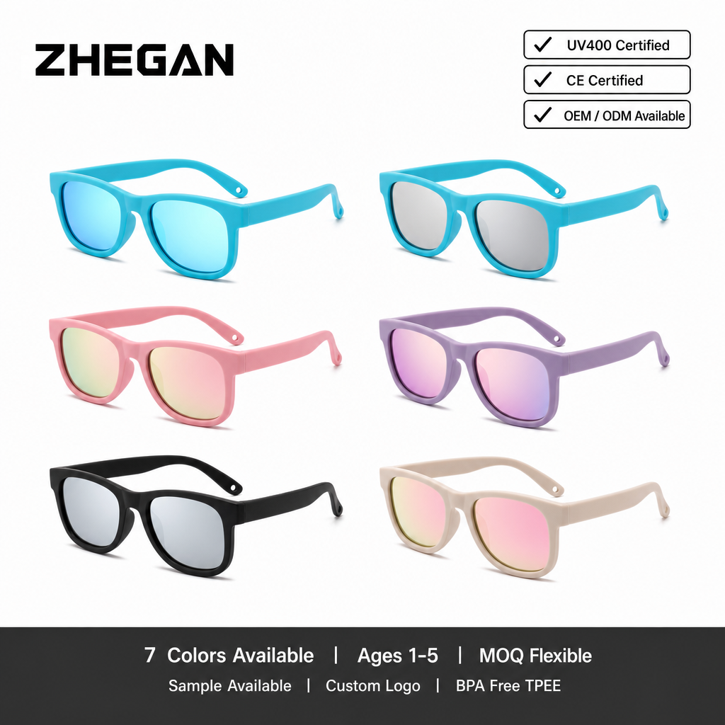 Kids Polarized Sunglasses UV400 Flexible Frame