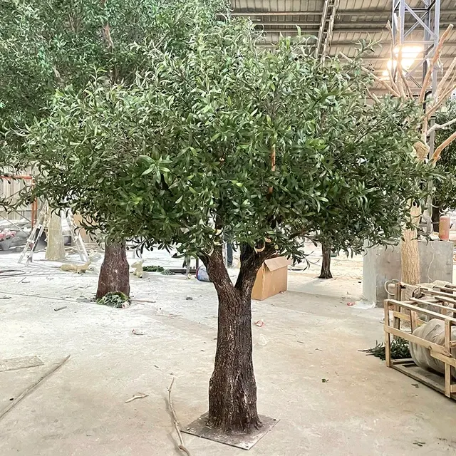 Fiberglass Artificial Olive Tree 1
