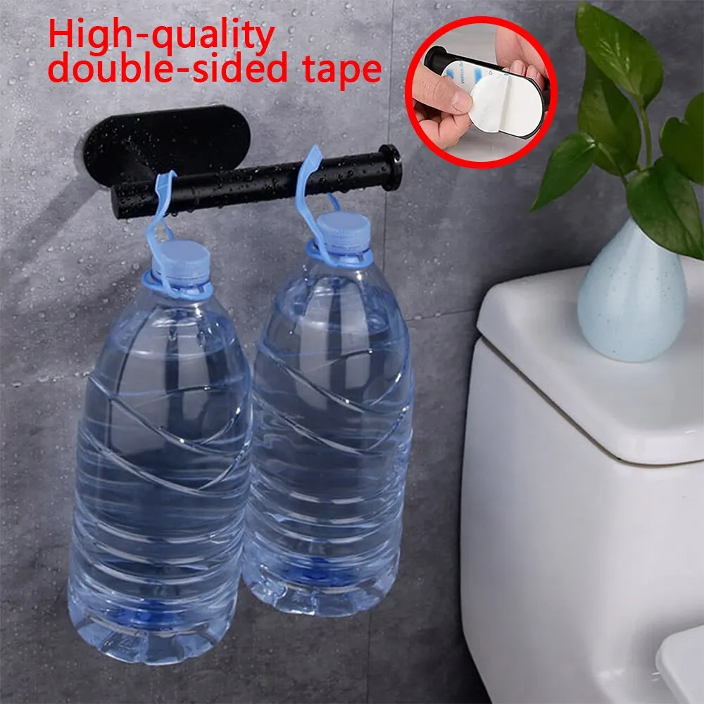 Homefish Toilettenpapierhalter aus Edelstahl mit Klebefunktion Wasserdichter Badezimmerzubehör 3