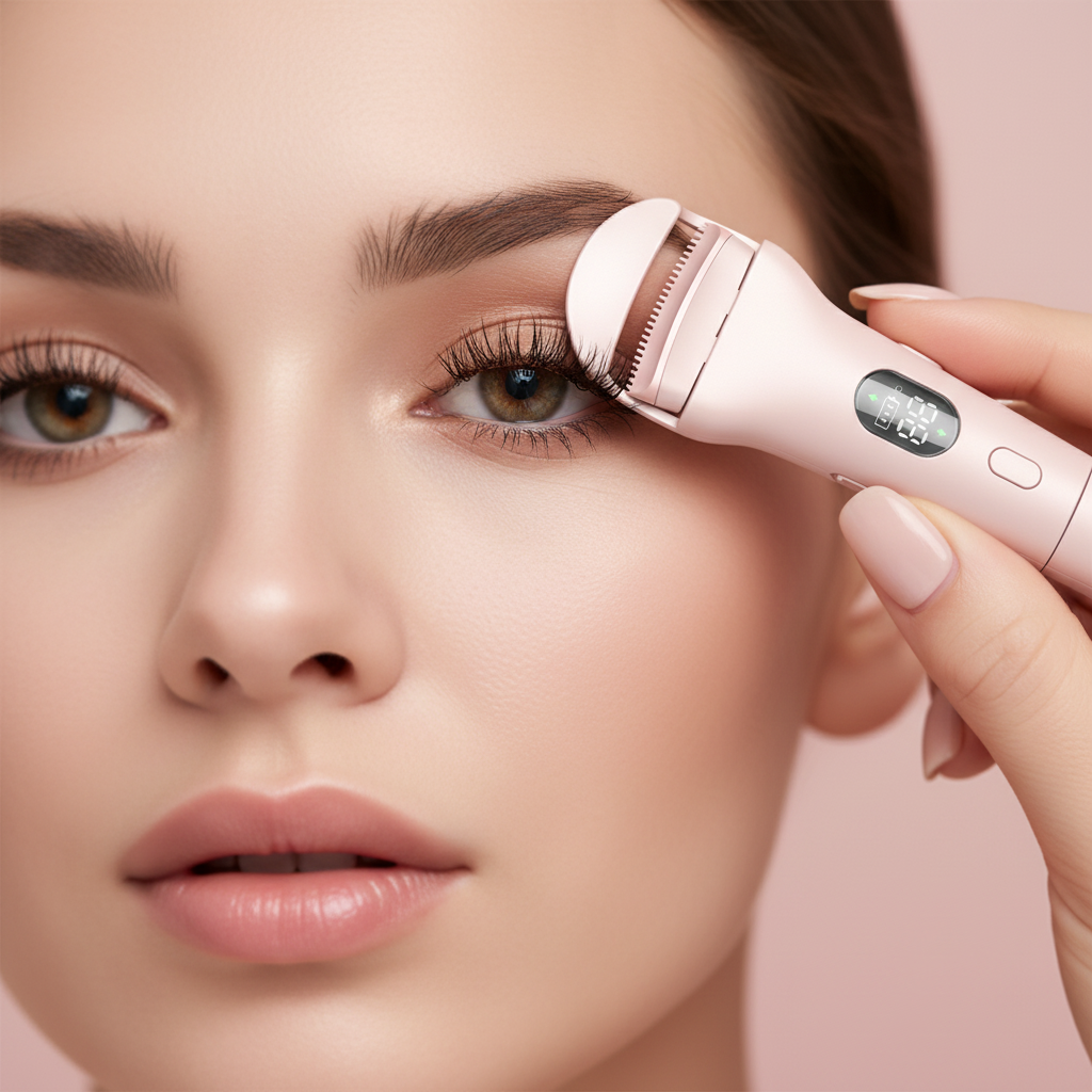 Portable Home Use Electric Heated Eyelash Curling Wand