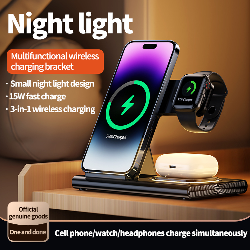 15W Fast Charge 3 in 1 Magnetic Wireless 2