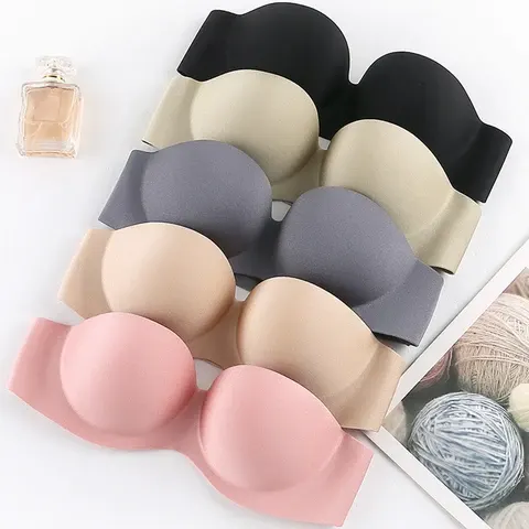 Front-Closure Seamless Push-Up Bralette