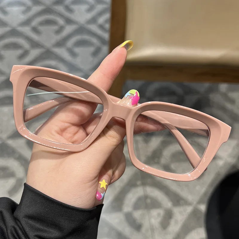 Retro Square Clear Lens Glasses for Women 3
