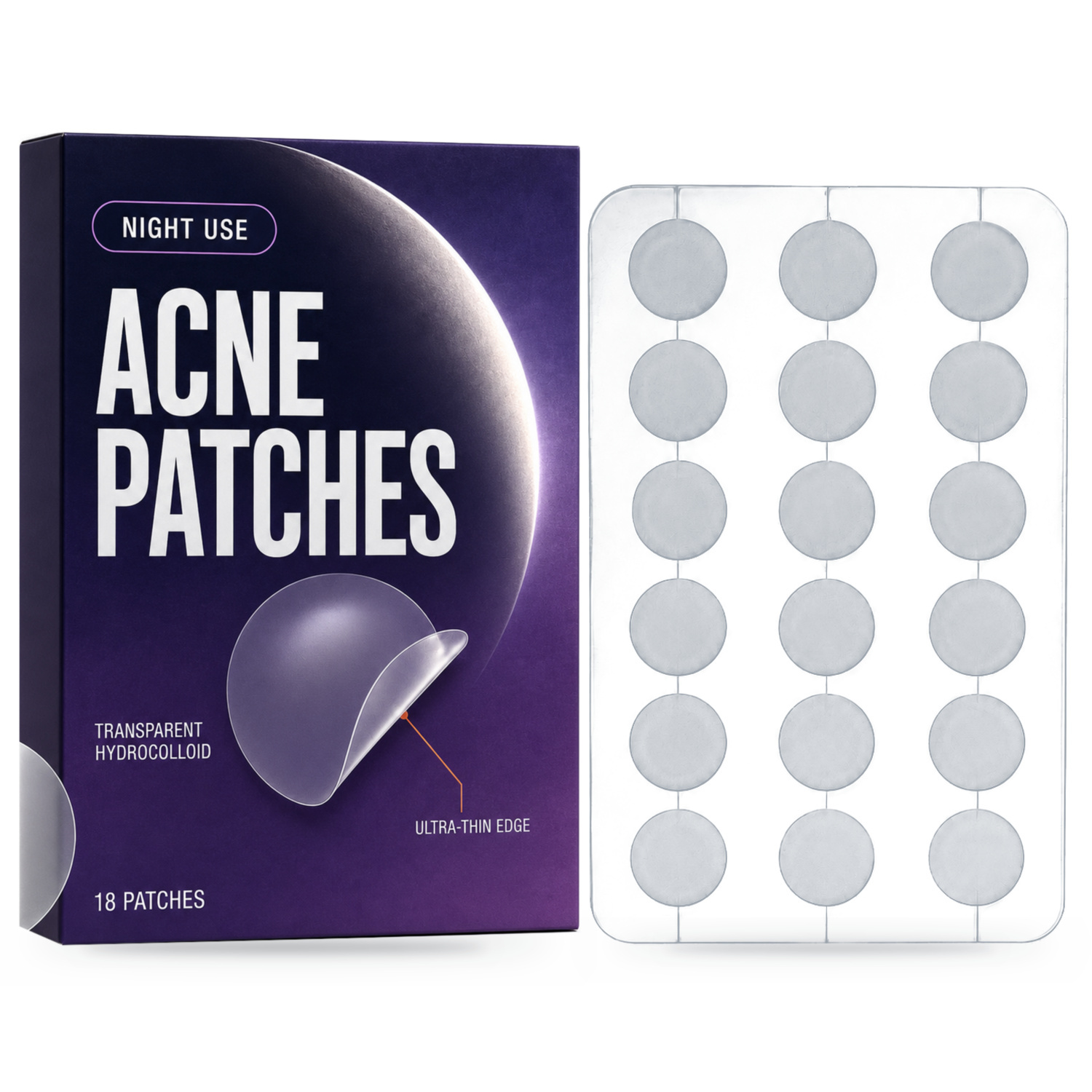 Nighttime 18Dot Mighty Salicylic Acid Invisible Hydrocolloid Healing