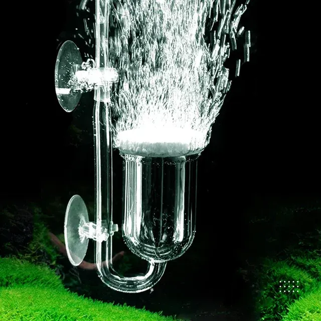 CO2-Diffusor für Aquarien Blasenreaktor CO2-System Zerstäuber Lebende Pflanzen 2