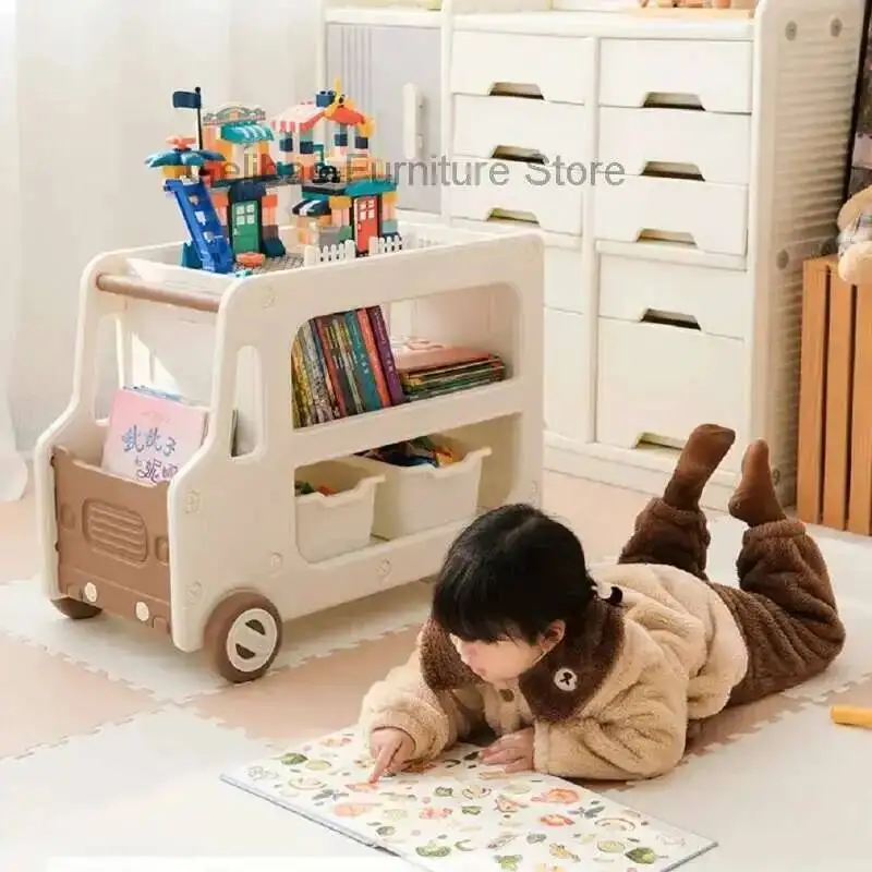 Bücherregal Montessori Bibliothek Kinder Bücherregale Kinderzubehör Regal Schränke 2