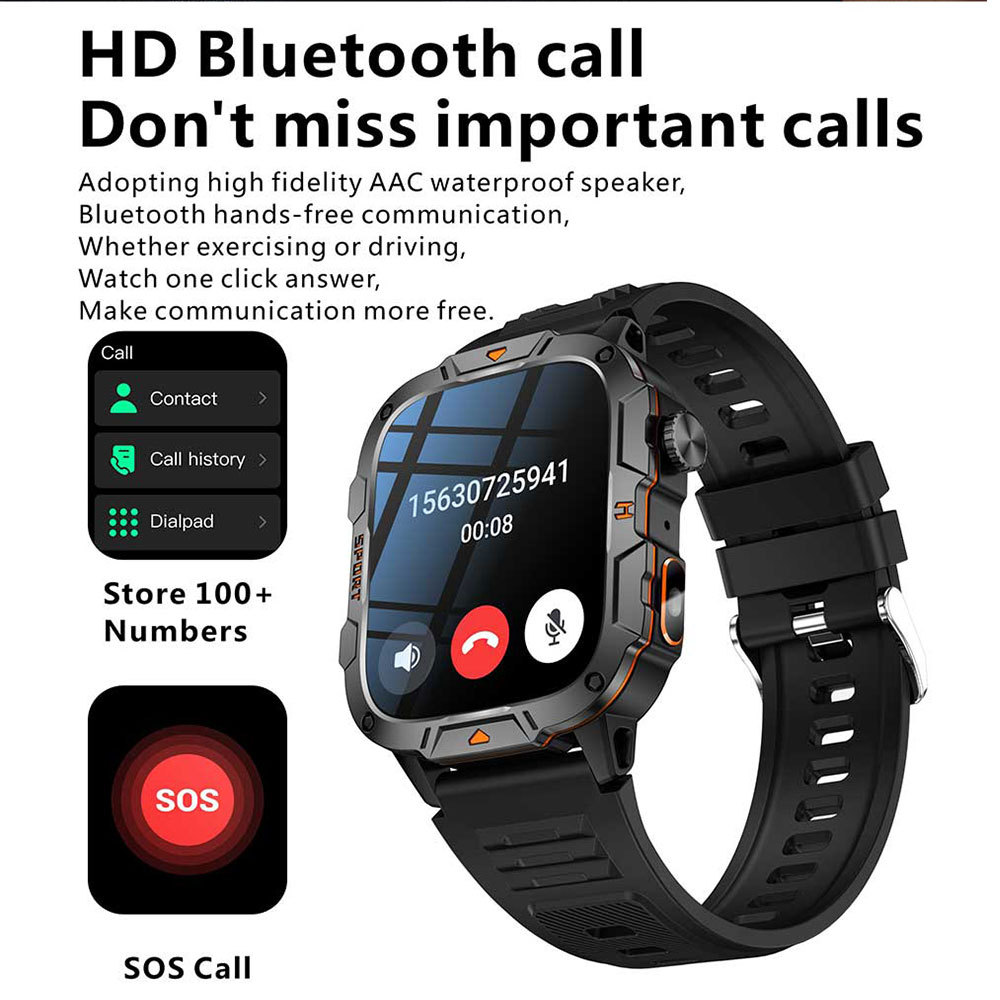 Waterproof Reloj Intelligente Smartwatch Fitness Tracker IOS Android 3