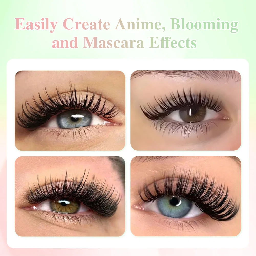 NAGARAKU 5D Flower Volume Spike Wimpern Soft Natural 3