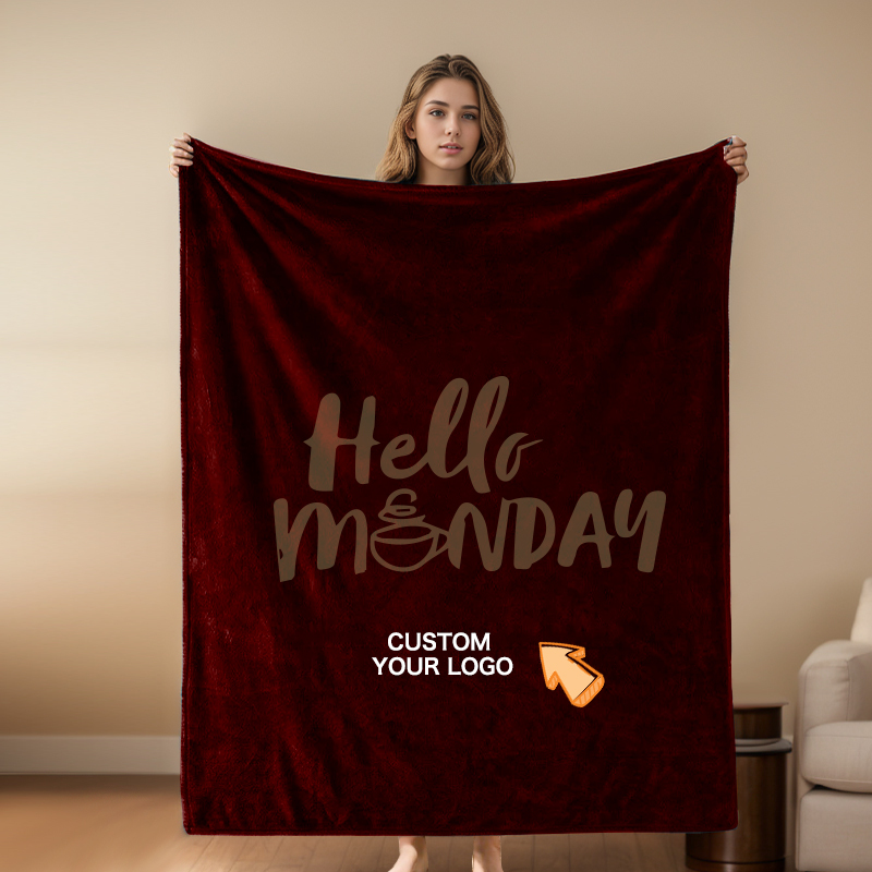 Winter Polyester Fleece 3D Print Throw Blanket 2
