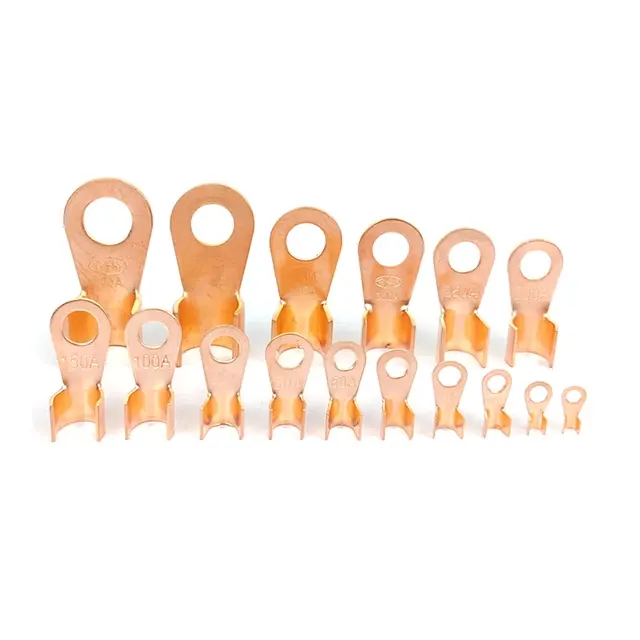 Uninsulated Copper Ring Crimp Terminals 10-100A 3