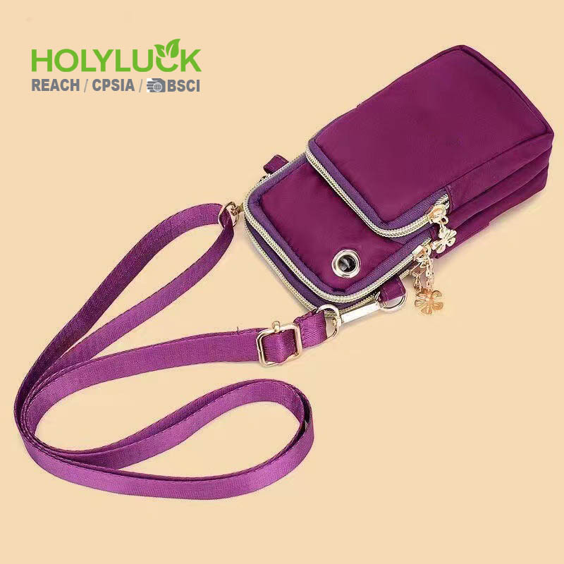 Waterproof Lady Crossbody Coin Purse Mini Mobile Phone 4