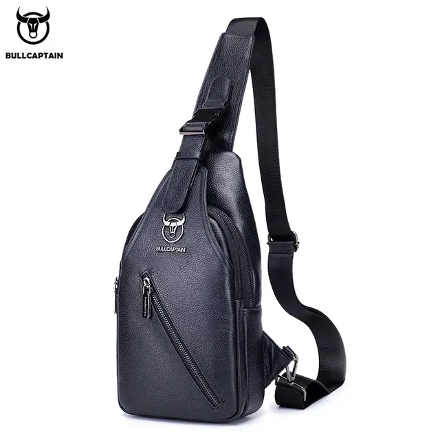 Men's Leather Chest Bag 3
