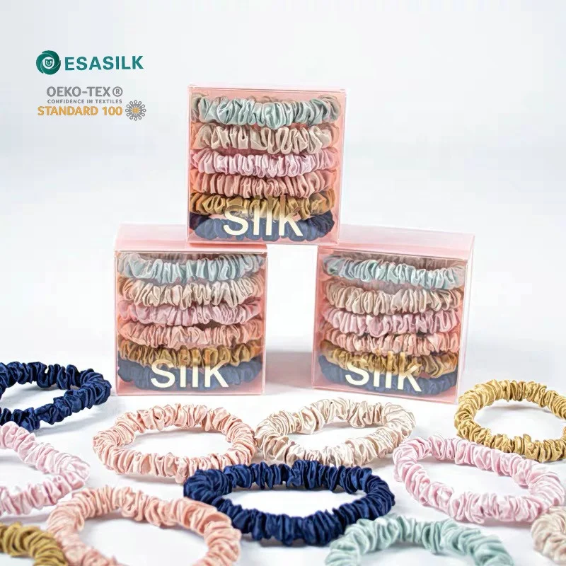 22 Momme Mulberry Silk Hair Elastics