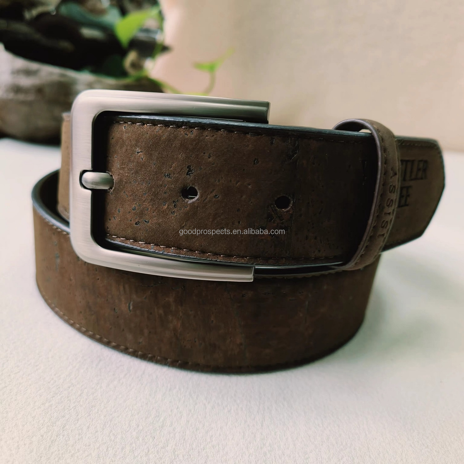 Vegan Cork Belt Men's Removable Buckle 2