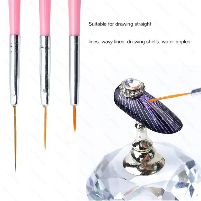 15 or 20-Piece Nail Art Brush Set 4