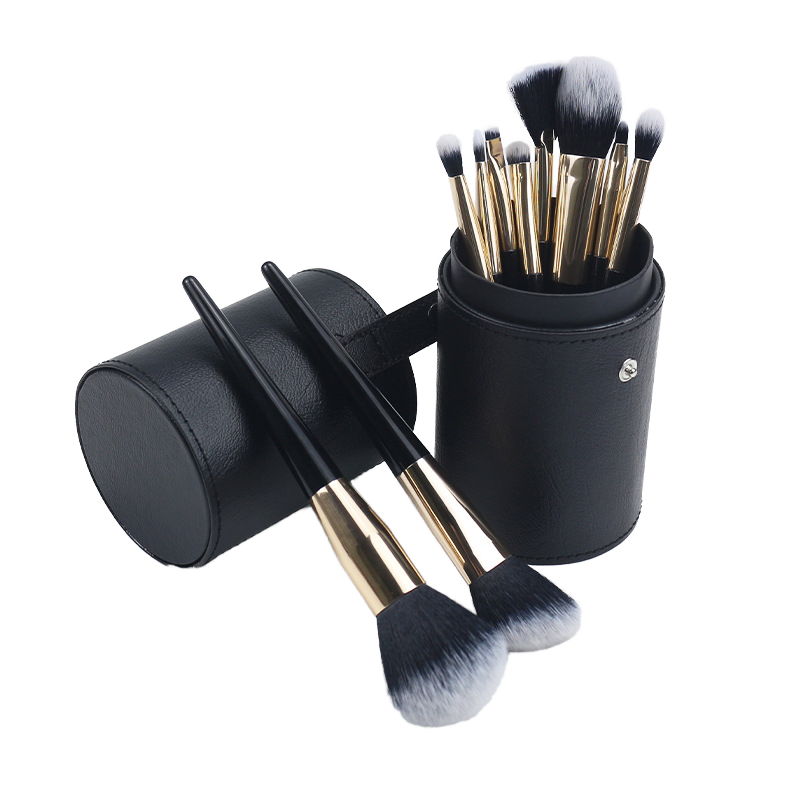 Eco Makeup Brush Set Wood Handle