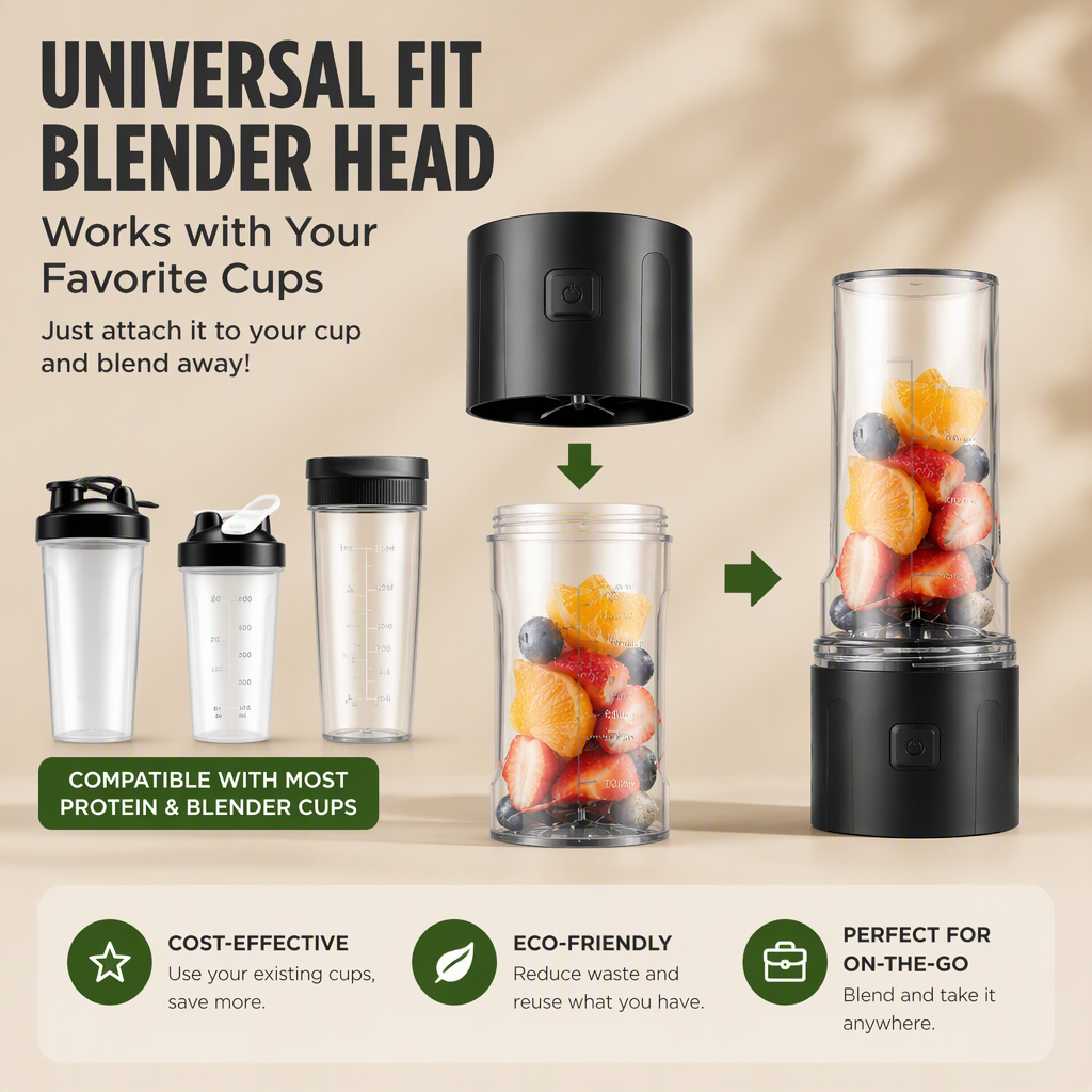 Portable Blender 24oz Vessel Personal Blender-for Shakes & 4