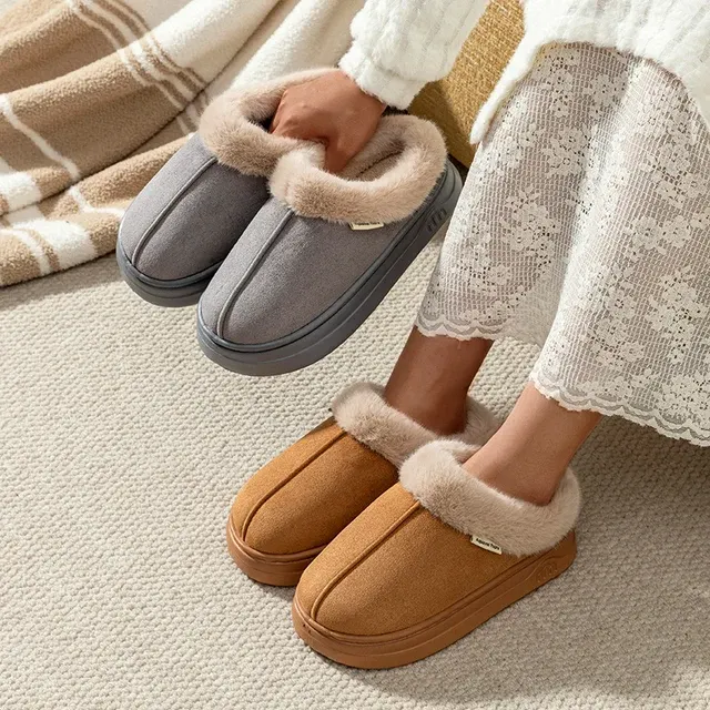 Plush Anti-Slip Winter Slippers 3