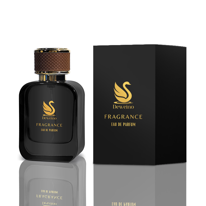 Luxuriöse Leer-Parfümflasche 50 ml in Schwarz-Pink 2