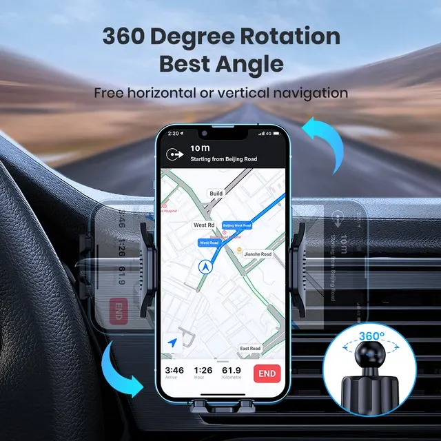 Universal Phone Holder for Air Vent 4