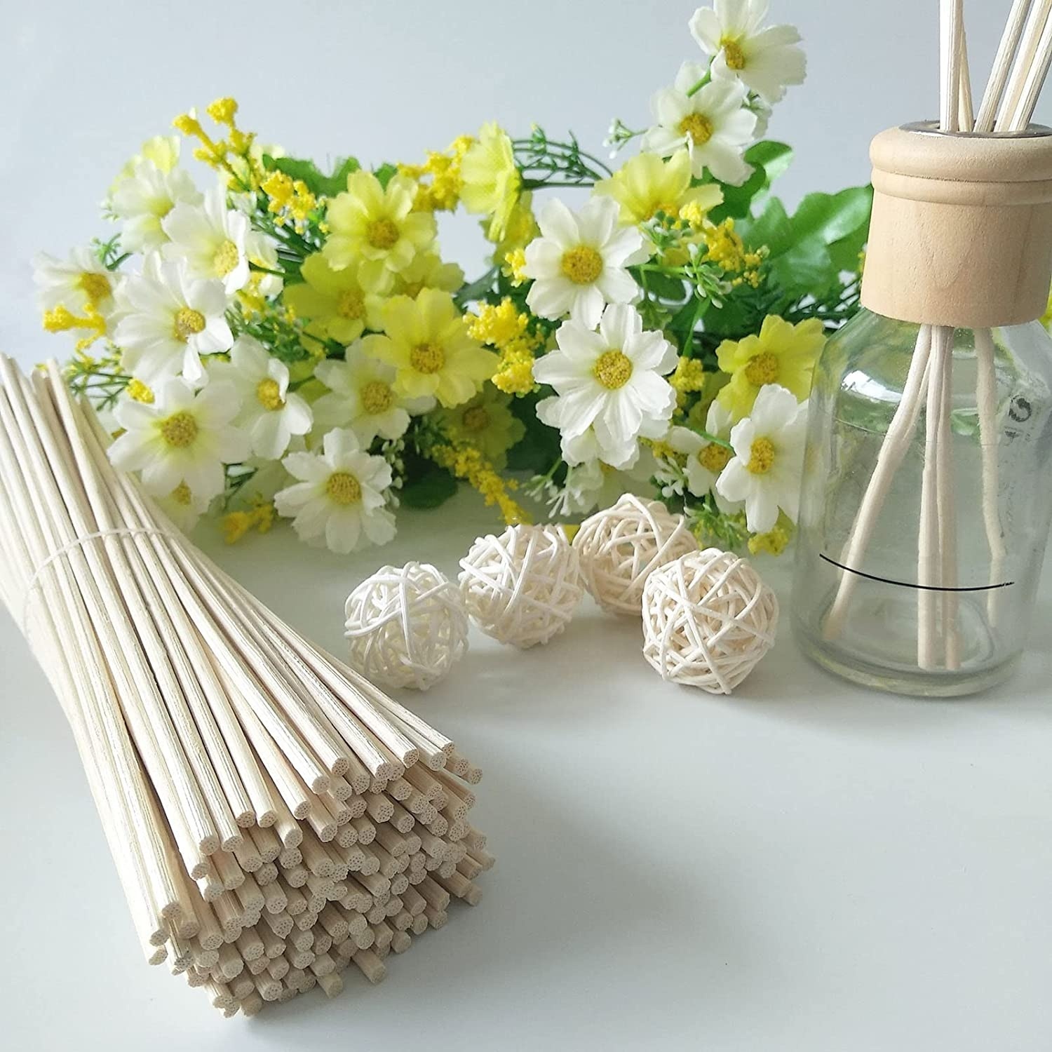 Natural Rattan Reed Diffuser Sticks Replacement 3
