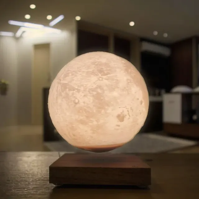 Schwebende Magnet-Mondlampe mit LED 4