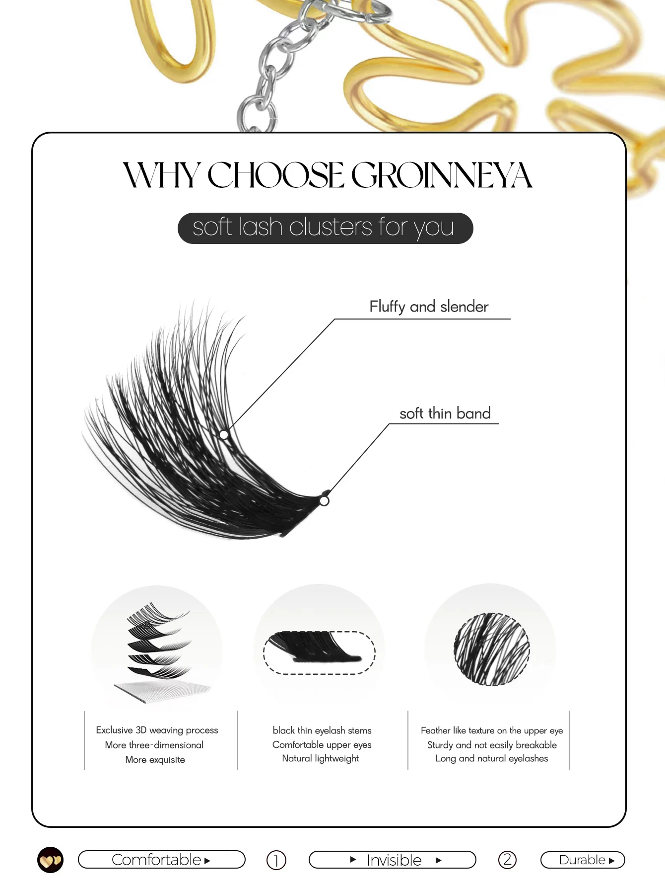 C-Curl Cluster Lashes Mixed Tray 2