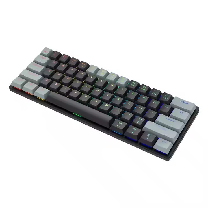 60% Wireless Mechanical Keyboard Mini Detachable Type-C 61