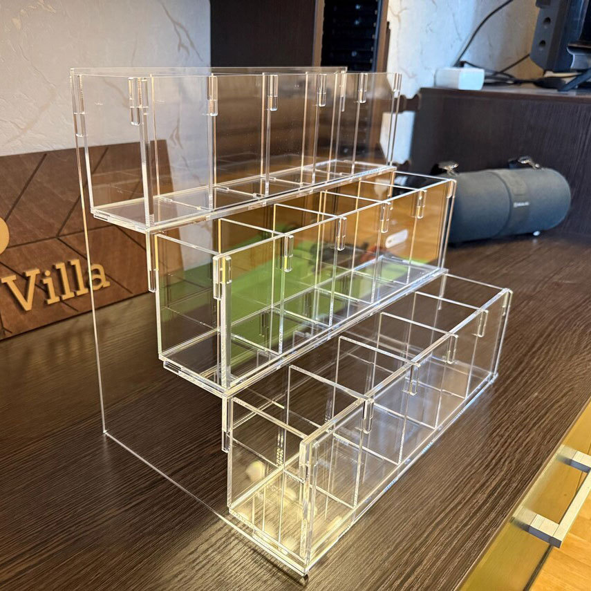 Acrylic Cabinet Stand Display Rack Plexiglass Cube for