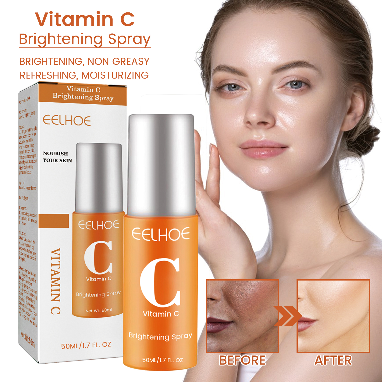 EELHOE Vitamin C Moisturizing Spray And Skin Lightening