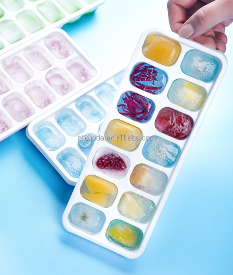 Food Grade Silicone Flexible Ice Cube Tray Moulds 3