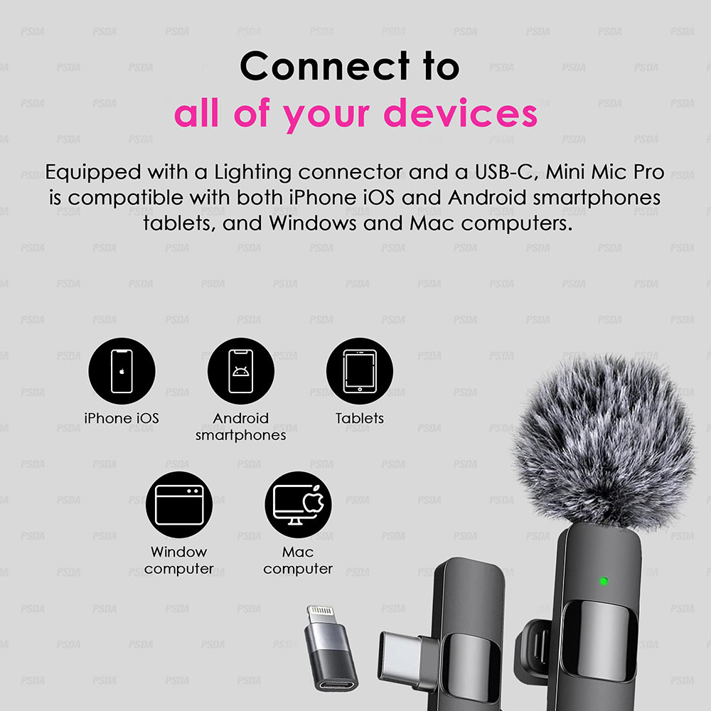 Wireless Lavalier Microphone Noise Cancelling 4