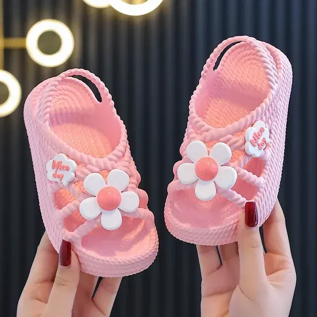 Summer Kids Floral Slip-On Sandals 3