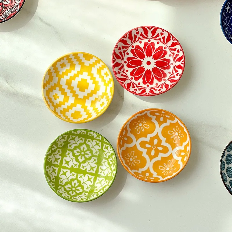 6 10 Stück Set Keramik Boho Schmuckschale Böhmische 2