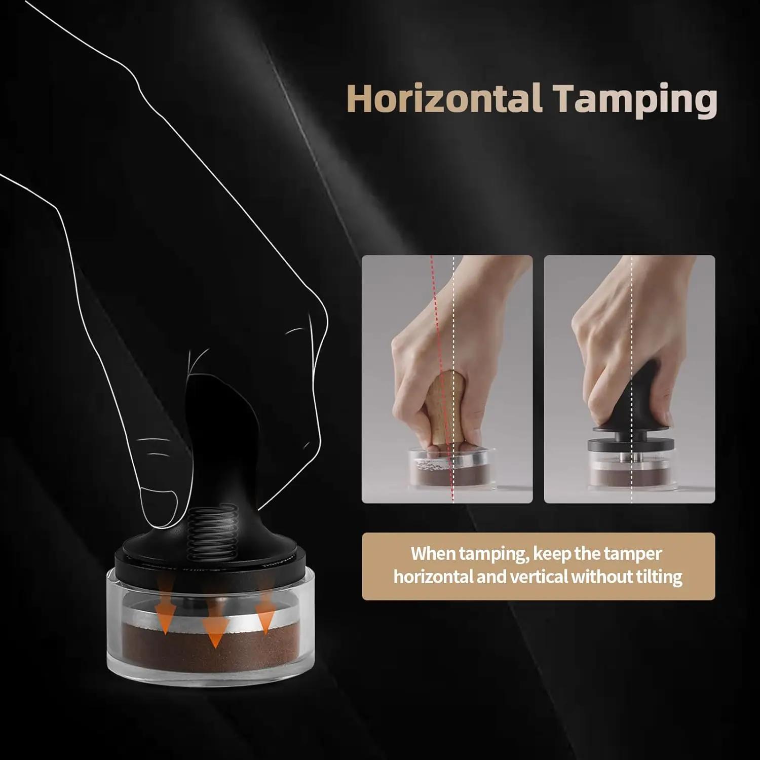 Stainless Steel Espresso Tamper 51-58 mm 2